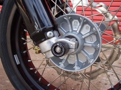 Chrániče přední vidlice, BMW HP2 '06-, černé